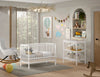 2-delige Babykamer Dino (bed en commode) - Nature of Wit
