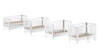 Forrest 70x140 convertible bed - White