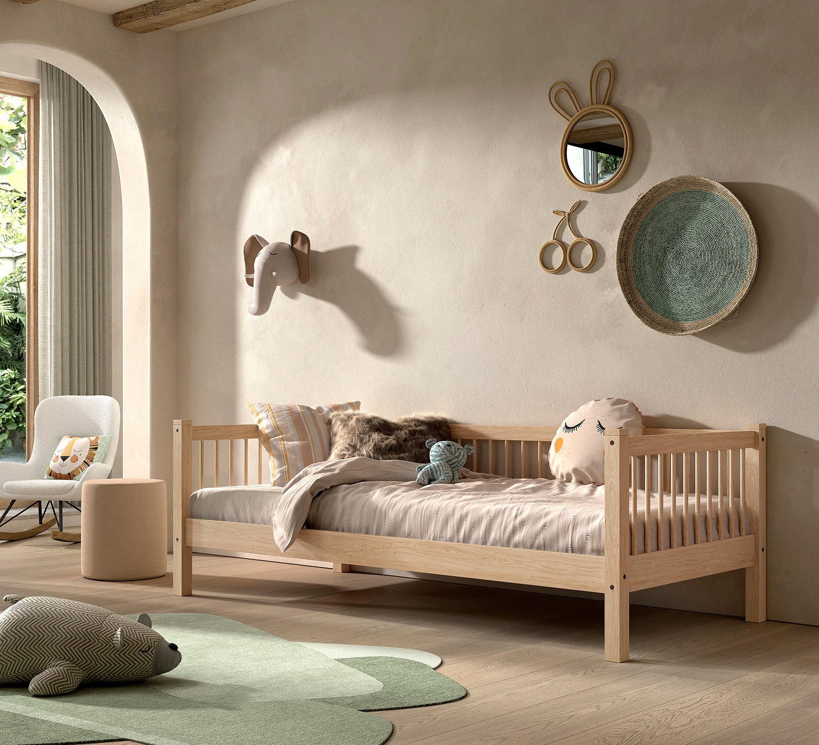 Vipack Forrest House Bed 90x200 - White