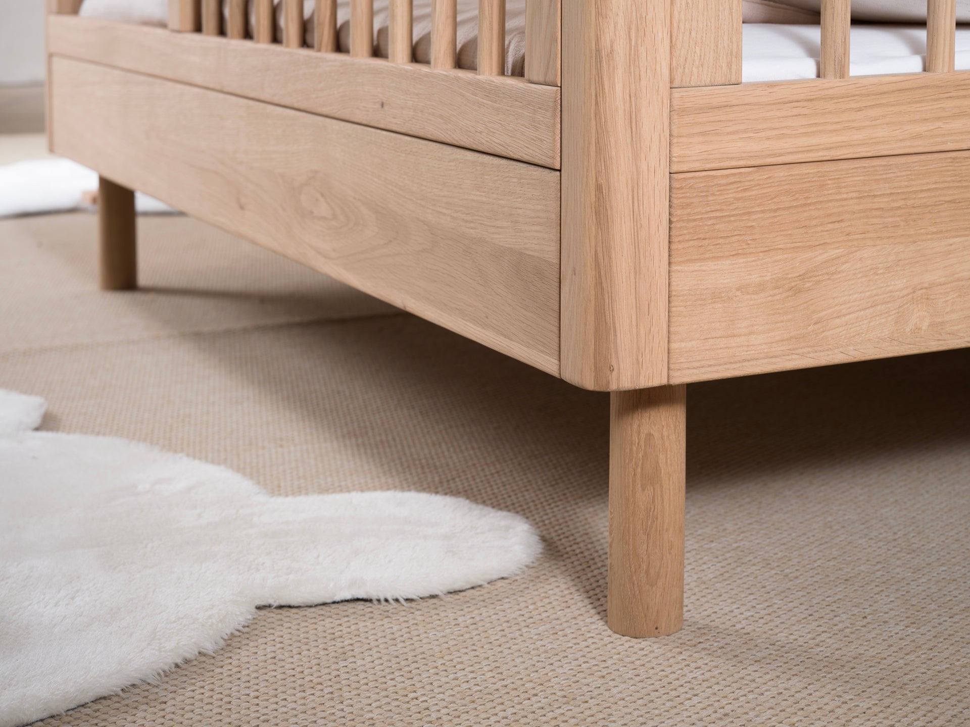 Forrest Toddler Bed 70x140 cm - Oak