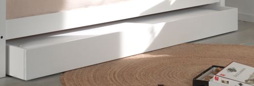 Forrest Kajuitbed 90x200 - Wit