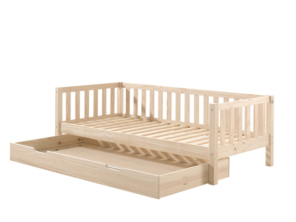 Fritz Kajuitbed met of zonder opberglade 90x200 - Naturel