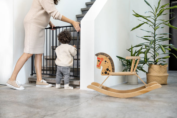 Fenss Safetydoor traphek - Mat Zwart (metaal)