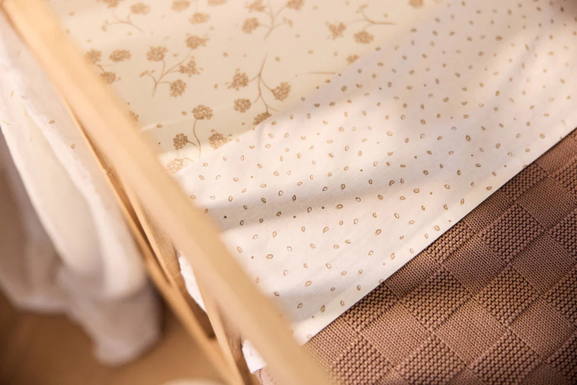 Fitted sheet cot (60x120 cm) - Bloomy