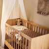 Ledikantdeken 100x150 cm - Box Knit Milky Coffee