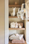 Ledikantdeken 100x150 cm - Box Knit Warm Sand