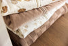 Ledikantdeken 100x150 cm - Box Knit Milky Coffee