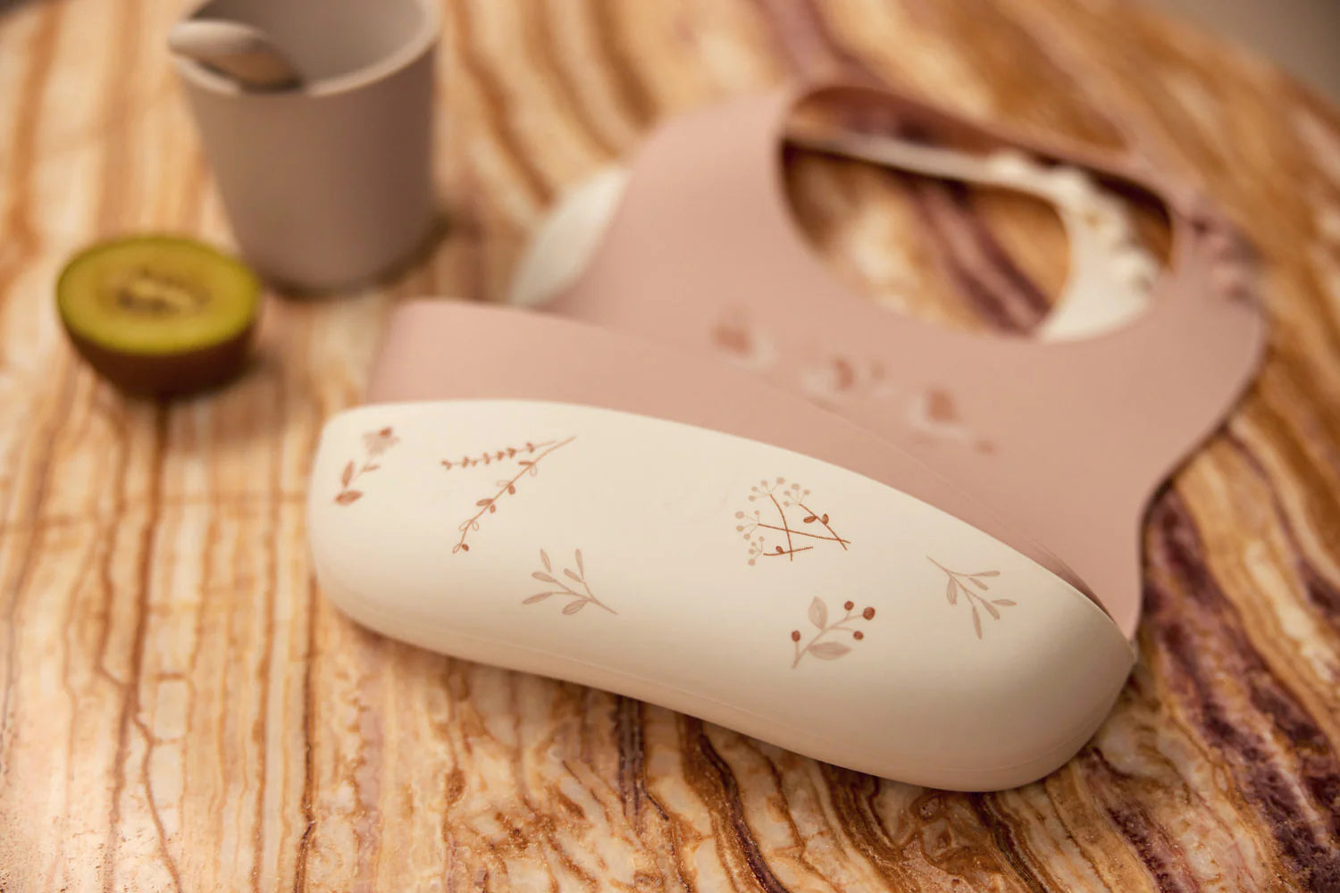2-pack Siliconen Slabben - Lovely Birds