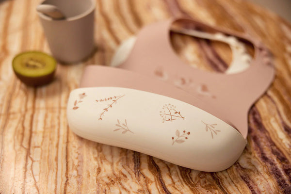 2-pack Siliconen Slabben - Lovely Birds