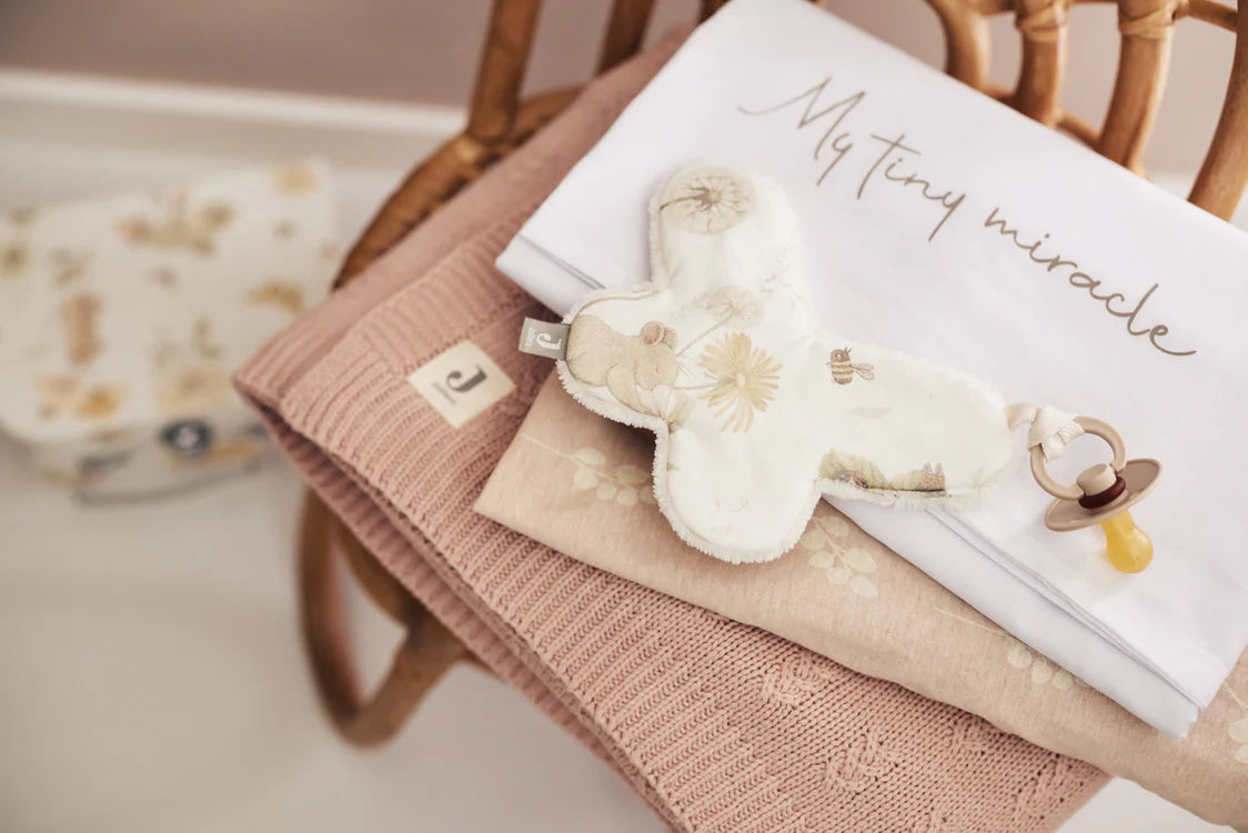 Fitted sheet crib/co-sleeper (40/50 x 80/90 cm) - Twig Wild Rose