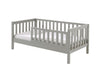 Toddler bed 70x140 with or without matching bed drawer - gray
