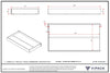 Toddler bed 70x140 with or without matching bed drawer - gray