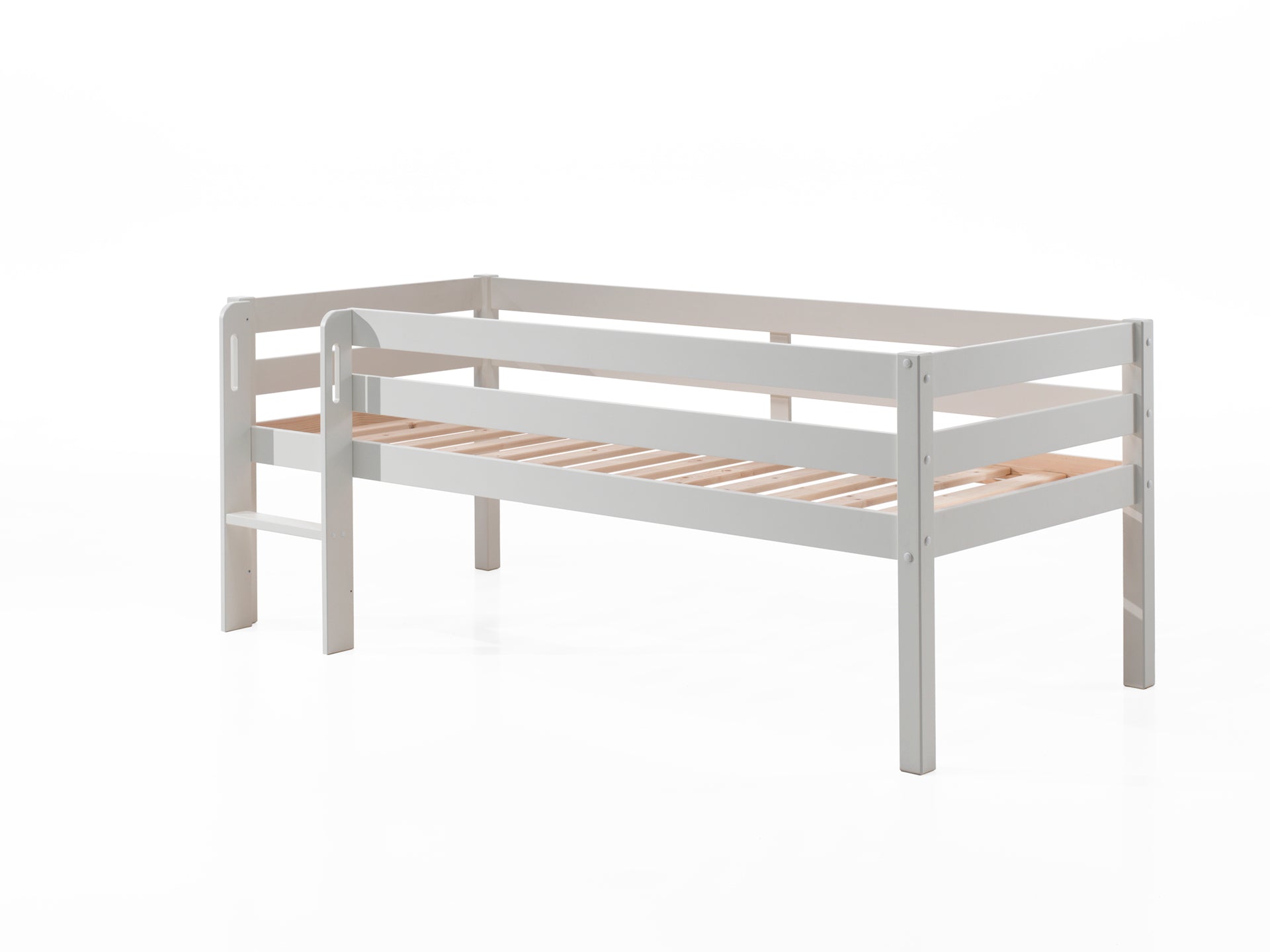 Pino halfhoogslaper inclusief 3 opbergladen 90x200 cm