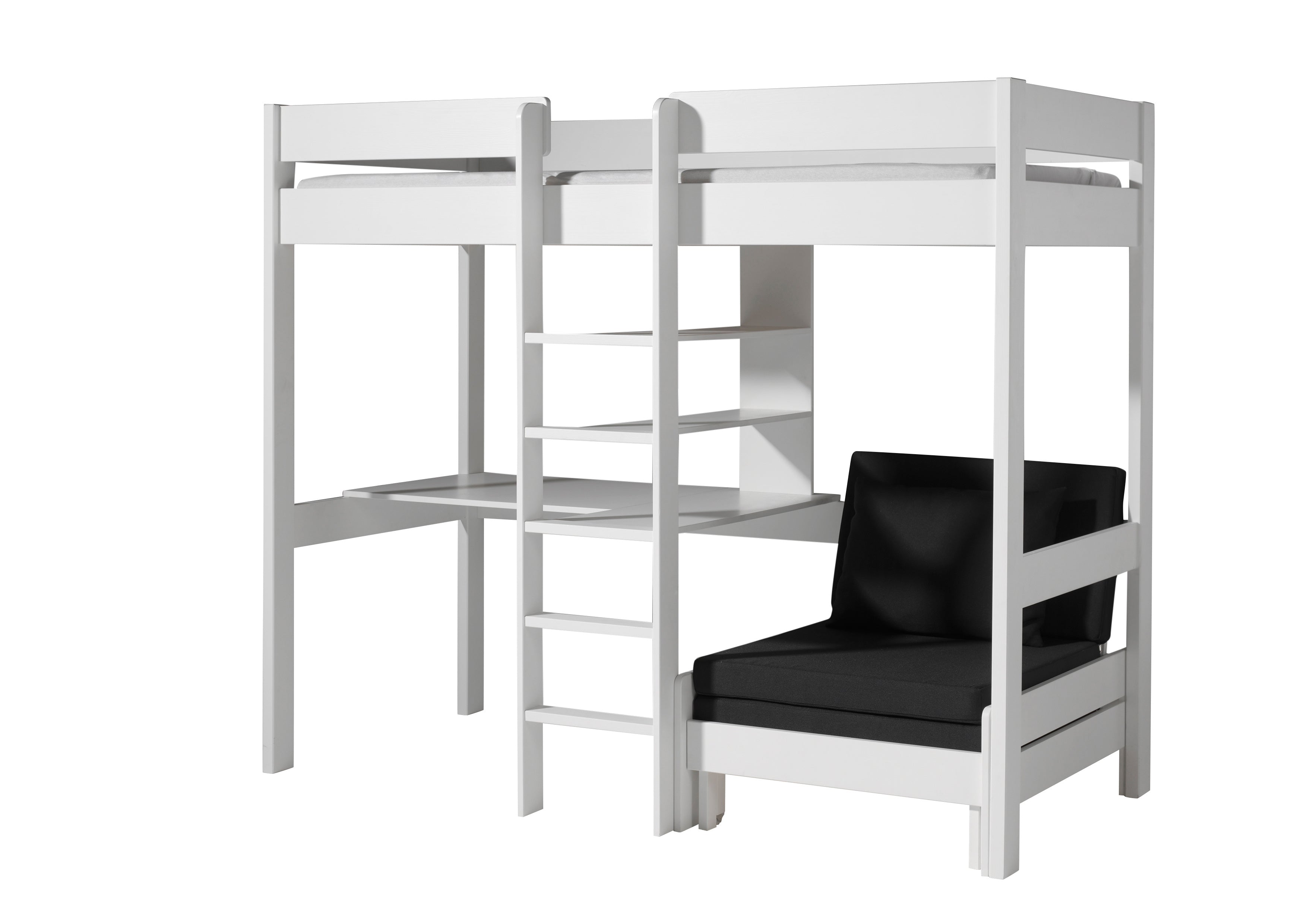 Pino hoogslaper met zetelbed 90x200
