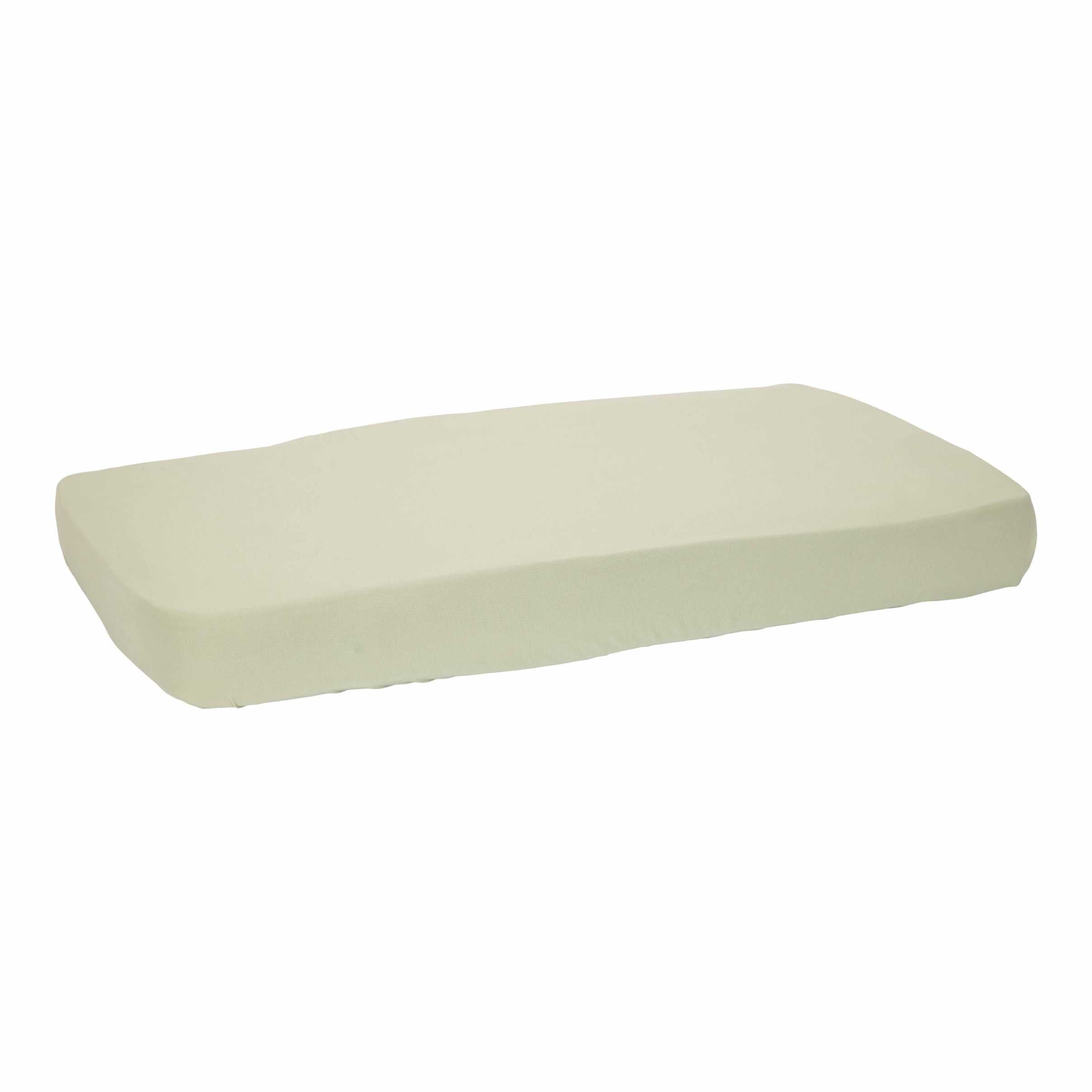 Hoeslaken 1-pers bed (90x200 cm) - Organic Cotton - Sage