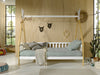 Tipi bed with fence with or without matching drawer 90x200