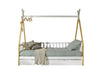 Tipi bed with fence with or without matching drawer 90x200