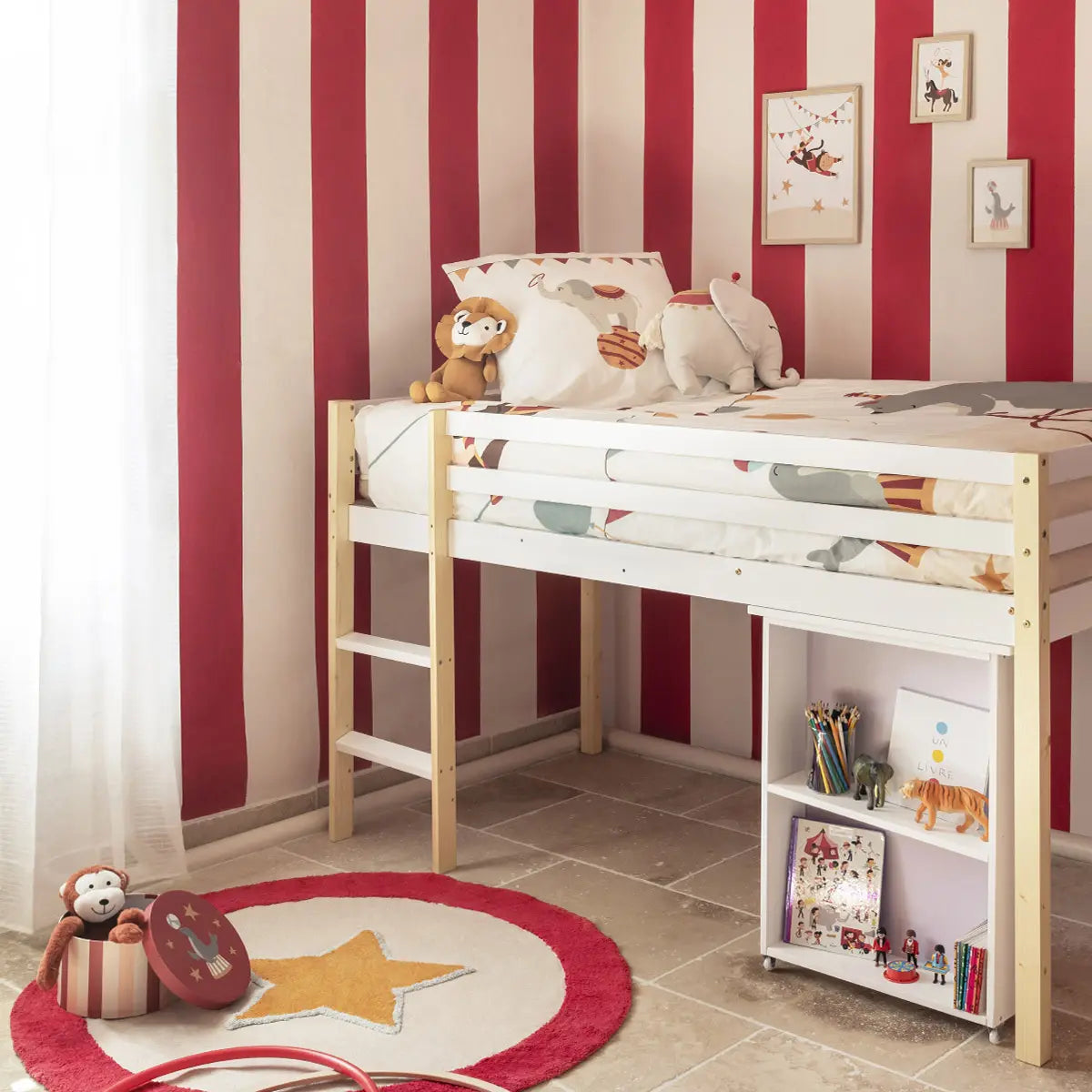 Atmosphera single duvet cover 140x200cm Circus Knock Knock Kids