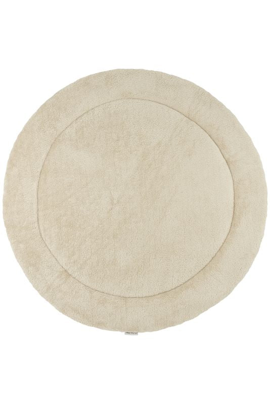 Playpen mat Sand Melange/Teddy Round