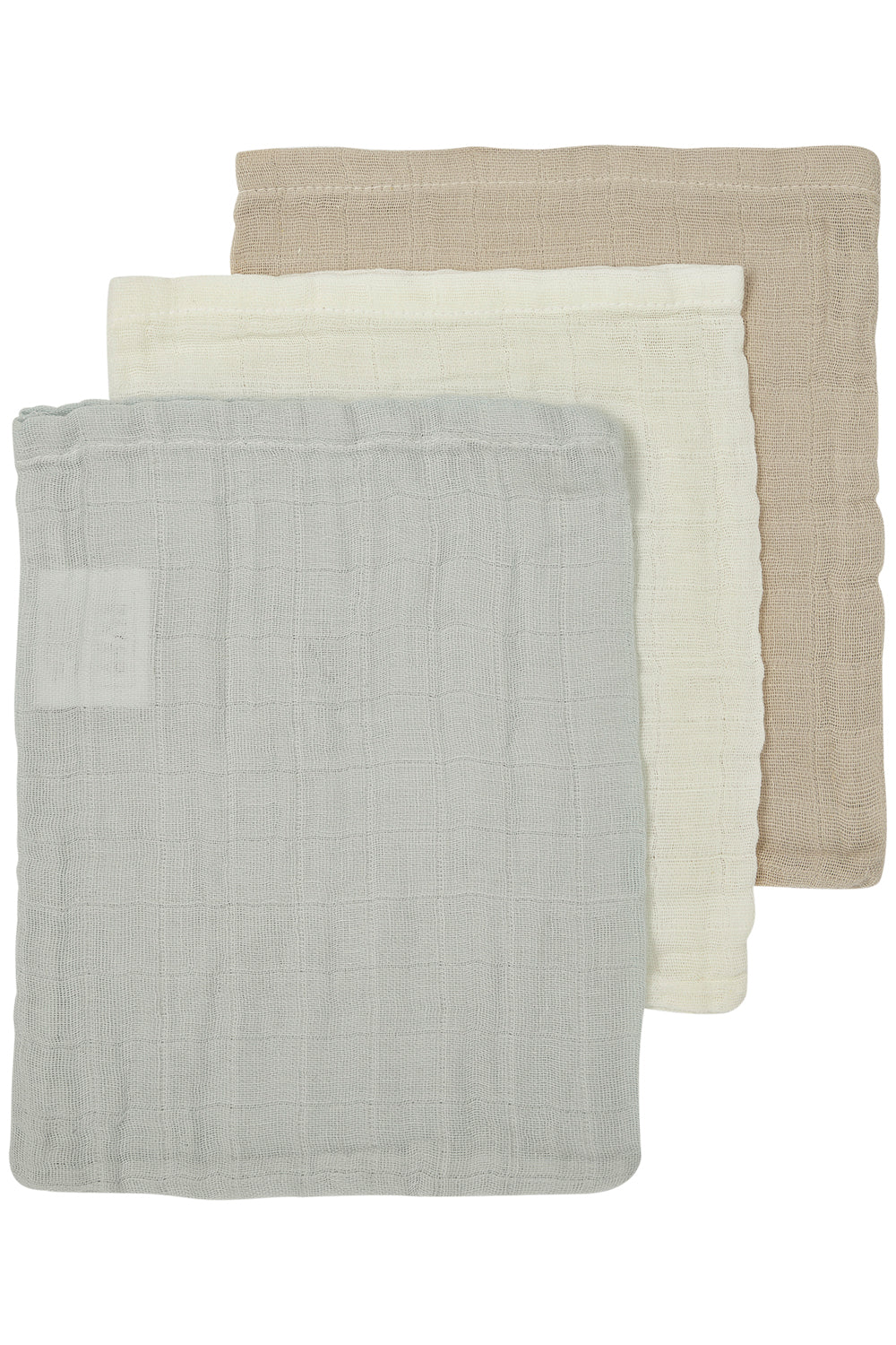 Hydrofiele washandjes 3-pack - div kleuren