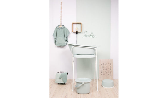 Babybad Click Sky Green inclusief standaad