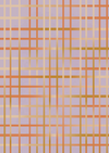 Behang Grid (blauw of roze)