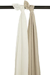 Swaddle 120x120cm 2-pack pre-washed (div kleuren)