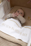 Ledikantlaken babybed (100x150 cm) - Love you to the Moon & Back