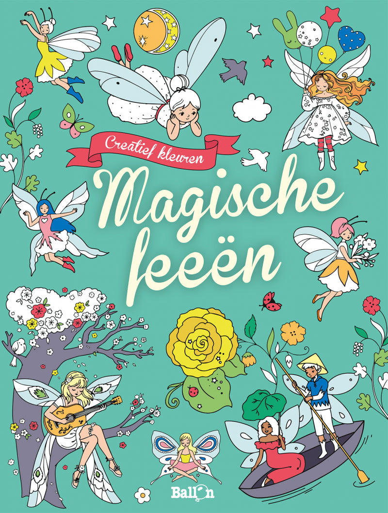 Creative coloring - Magical fairies (5+)