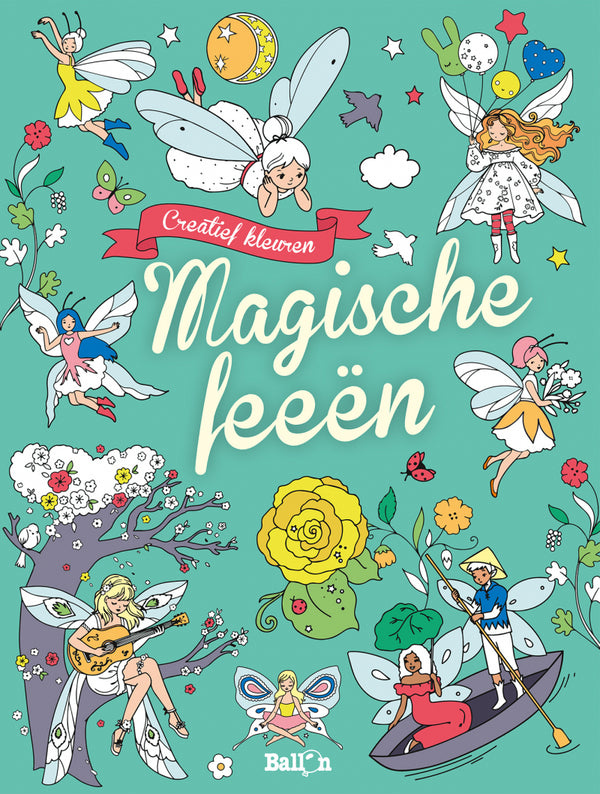 Creative coloring - Magical fairies (5+)