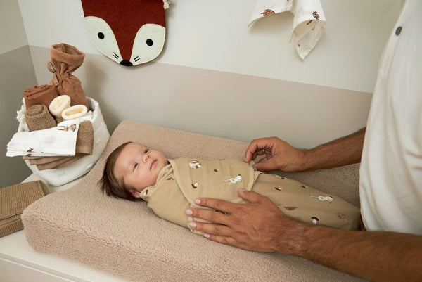 Aankleedkussenhoes Teddy - Sand