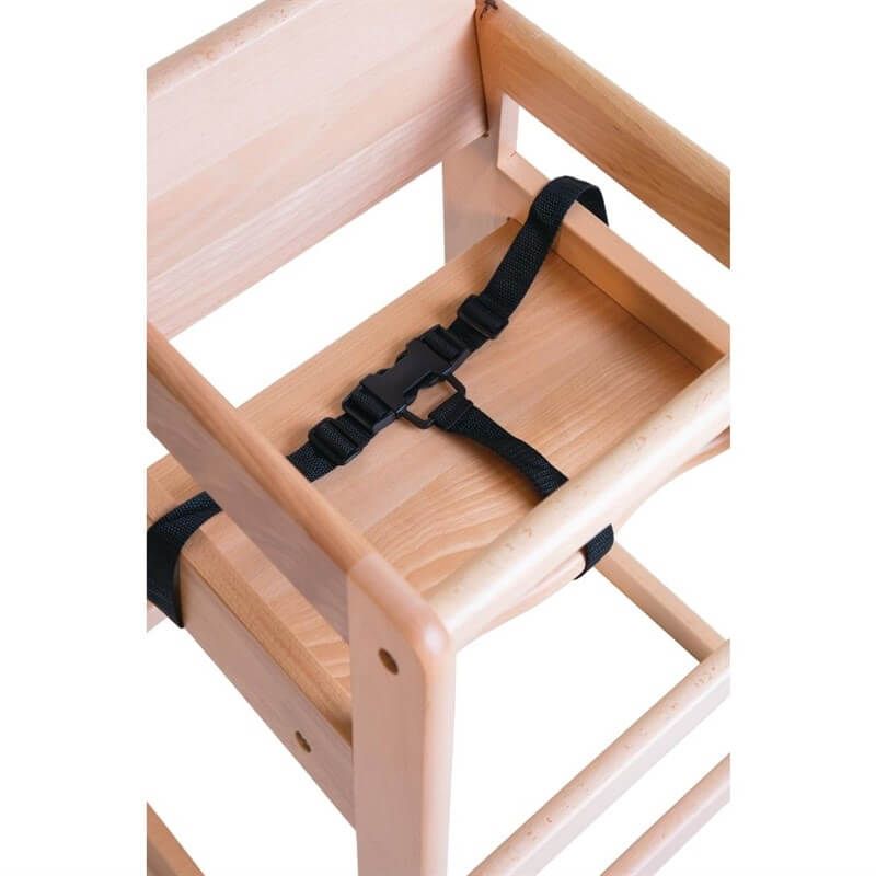 Wooden high chair (stackable)