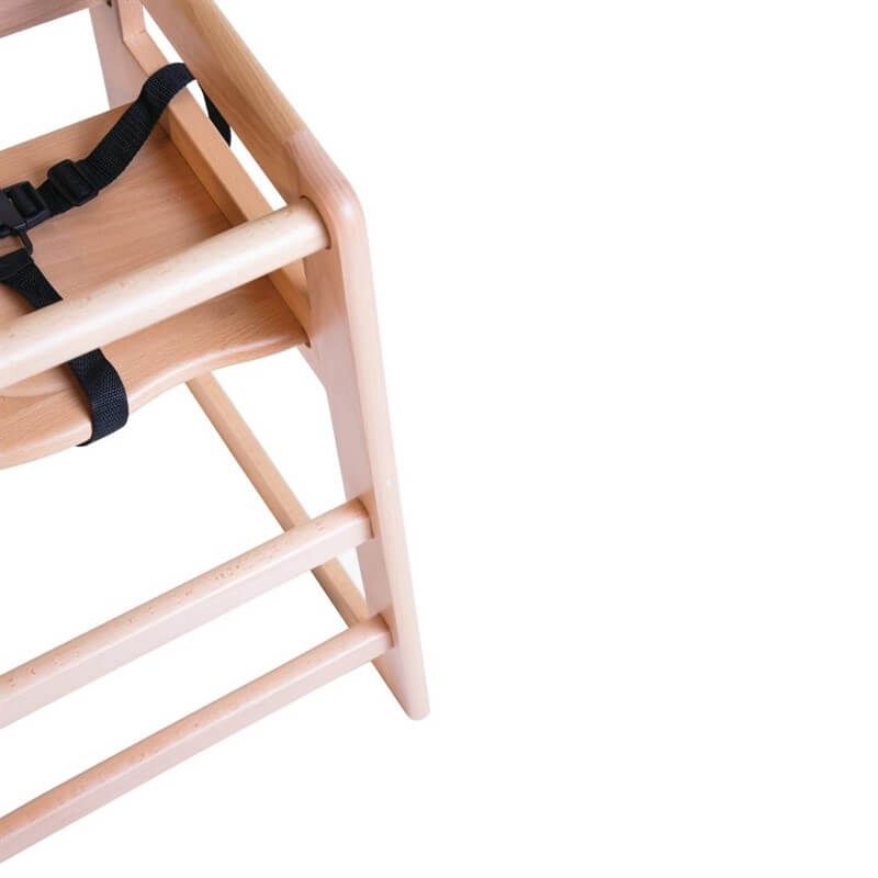 Wooden high chair (stackable)