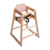 Wooden high chair (stackable)