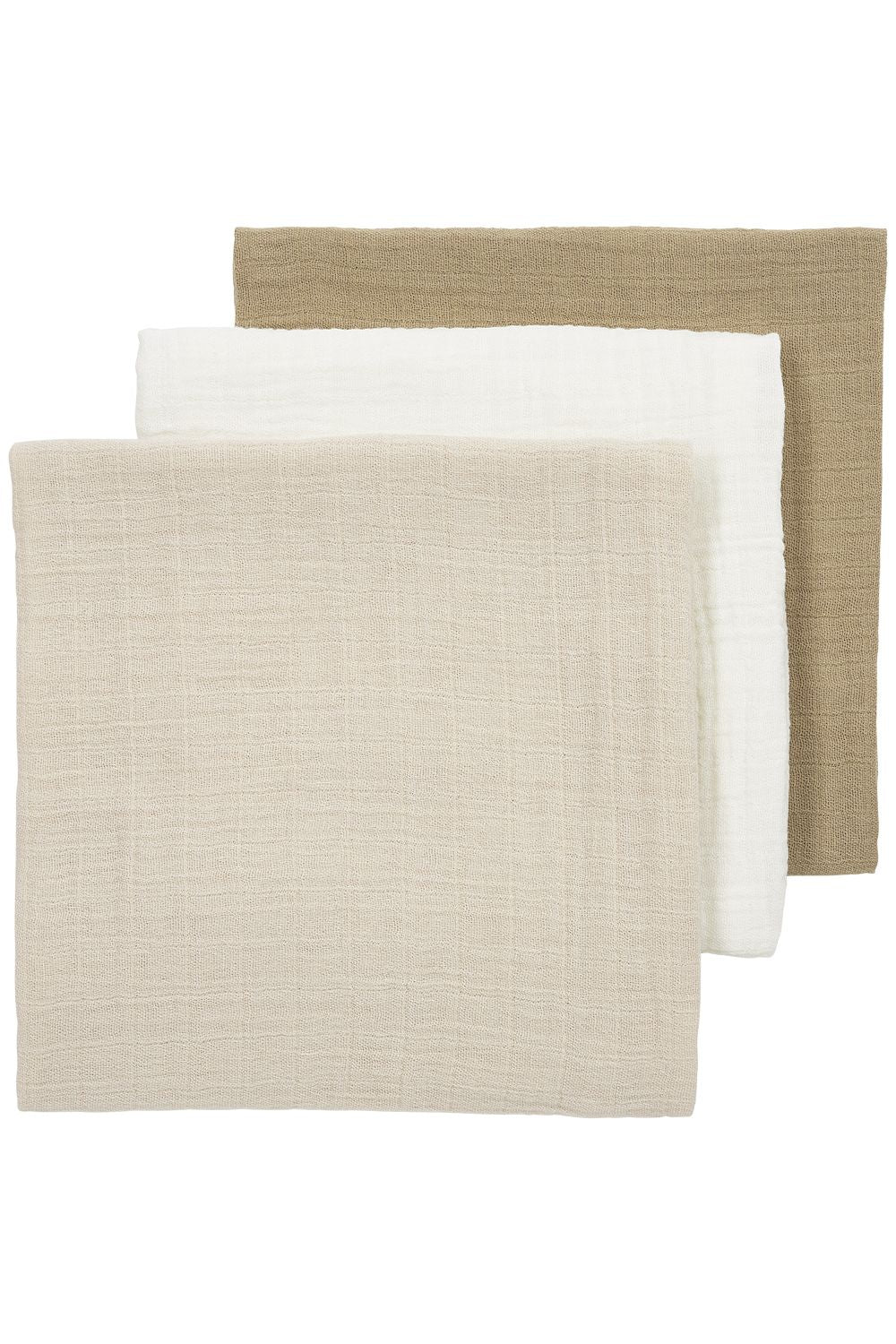 Pre-washed hydrofiele 3-pack luiers (div kleuren)