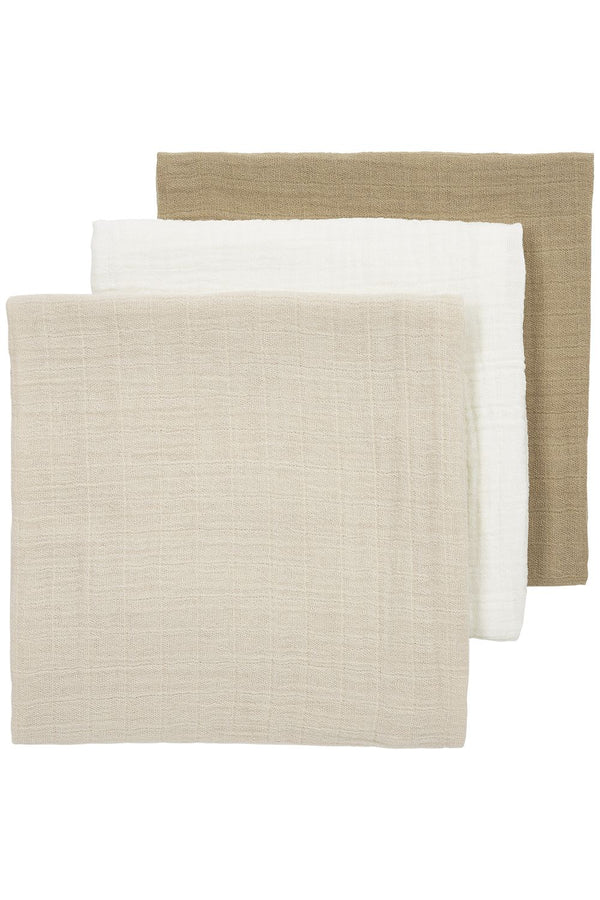 Pre-washed hydrofiele 3-pack luiers (div kleuren)