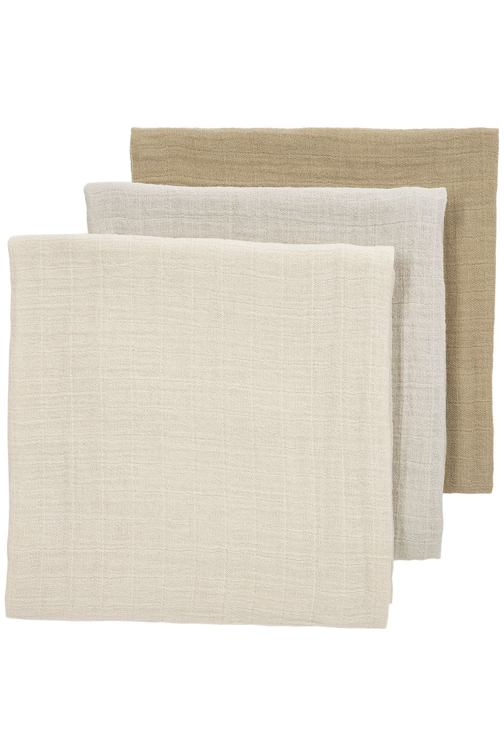 Pre-washed hydrofiele 3-pack luiers (div kleuren)
