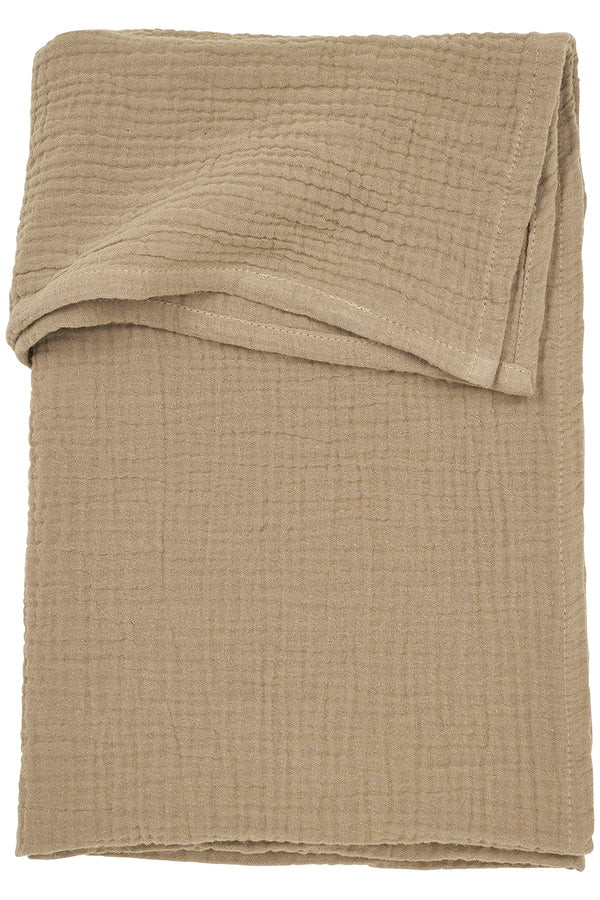 Hydrofiele laken/deken 75x100 cm - Taupe