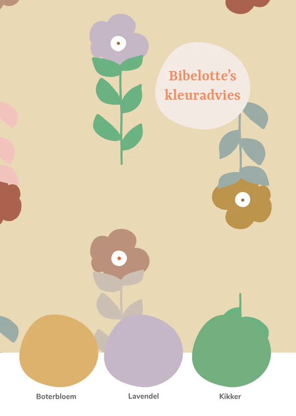 Behang Fleurtje
