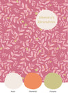 Behang Flora Fuchsia