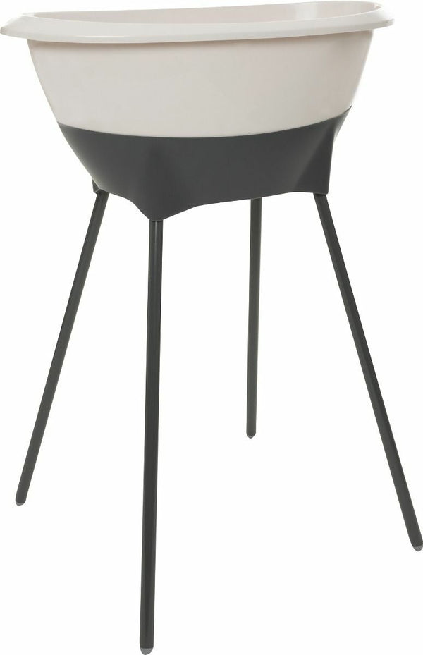 Bad Silk Oat + badstandaard Dark Grey