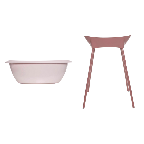 Bad Blossom Pink + badstandaard Dusty Rose (PRE ORDER)