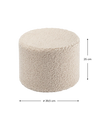 Poef Teddy Biscuit