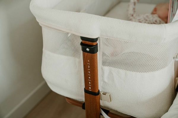 Co-sleeper Premium - Boucle Beige/Walnut