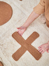 Vloerkleed Tic Tac Toe (120x120)
