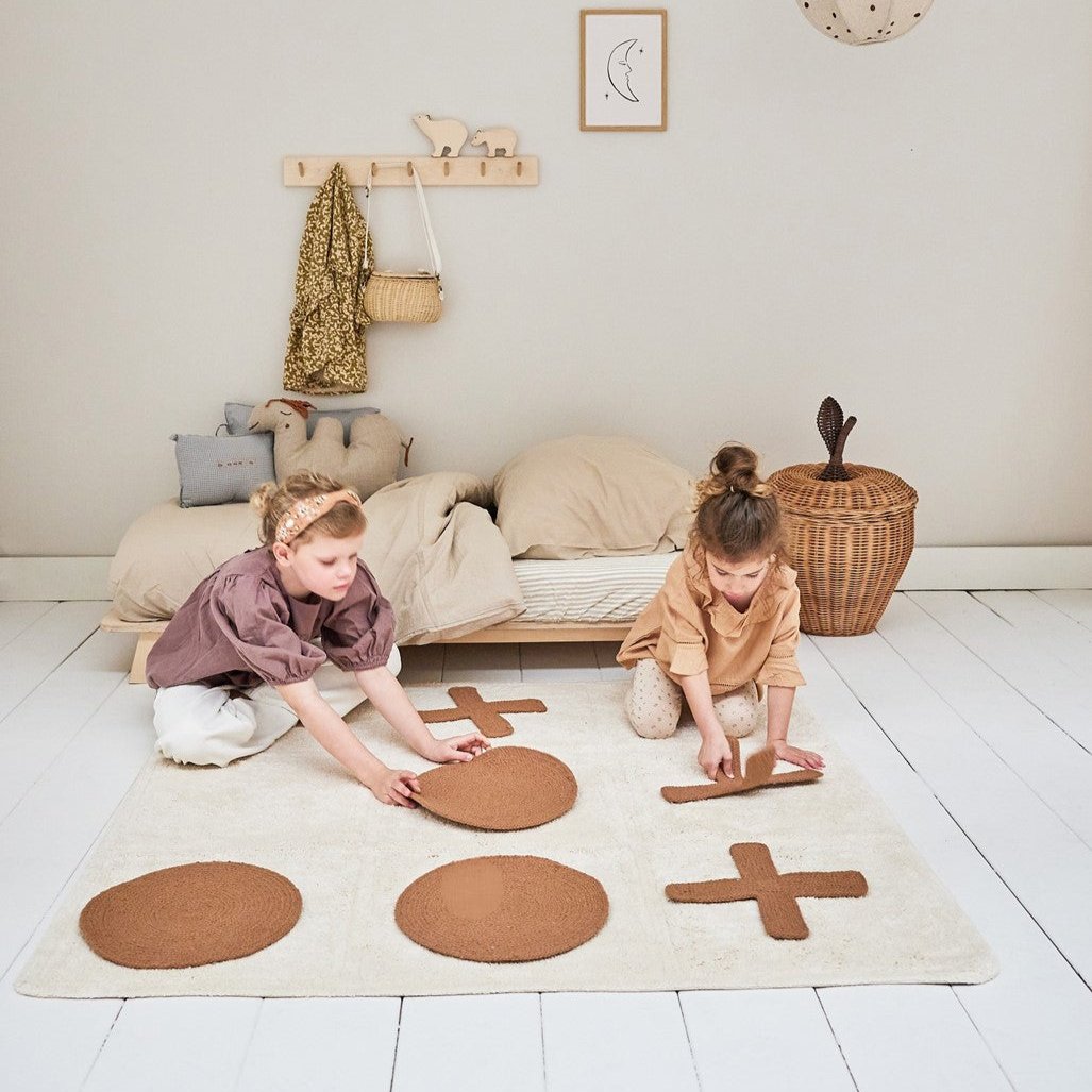 Vloerkleed Tic Tac Toe (120x120)