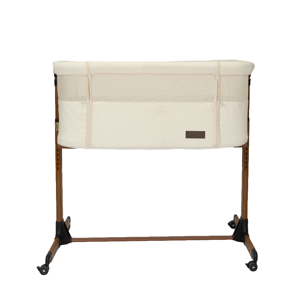 Co-sleeper Premium - Boucle Beige/Walnut