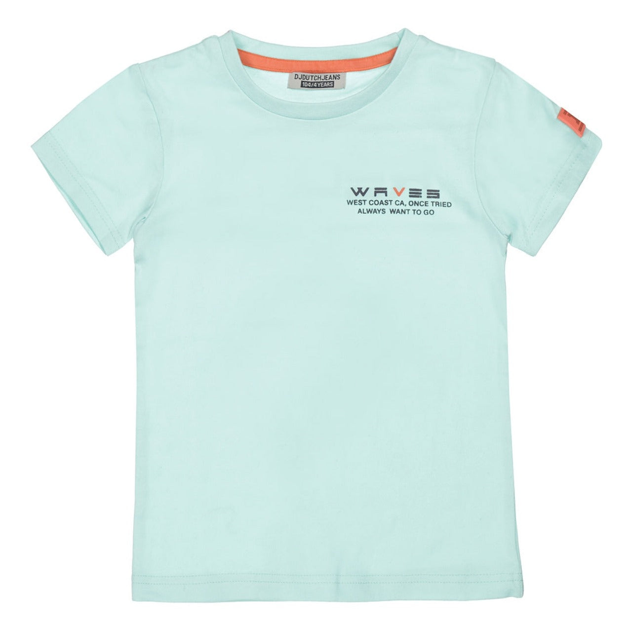 T-shirt helderblauw