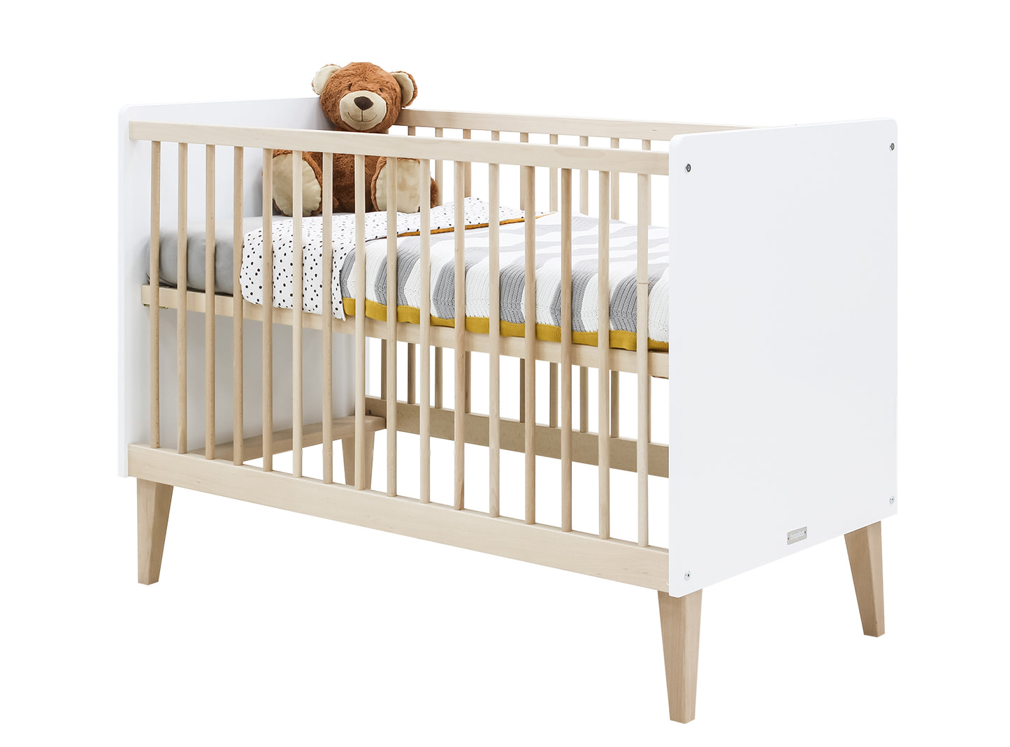 Bopita 2-delige Babykamer Indy (bed incl matras en commode)