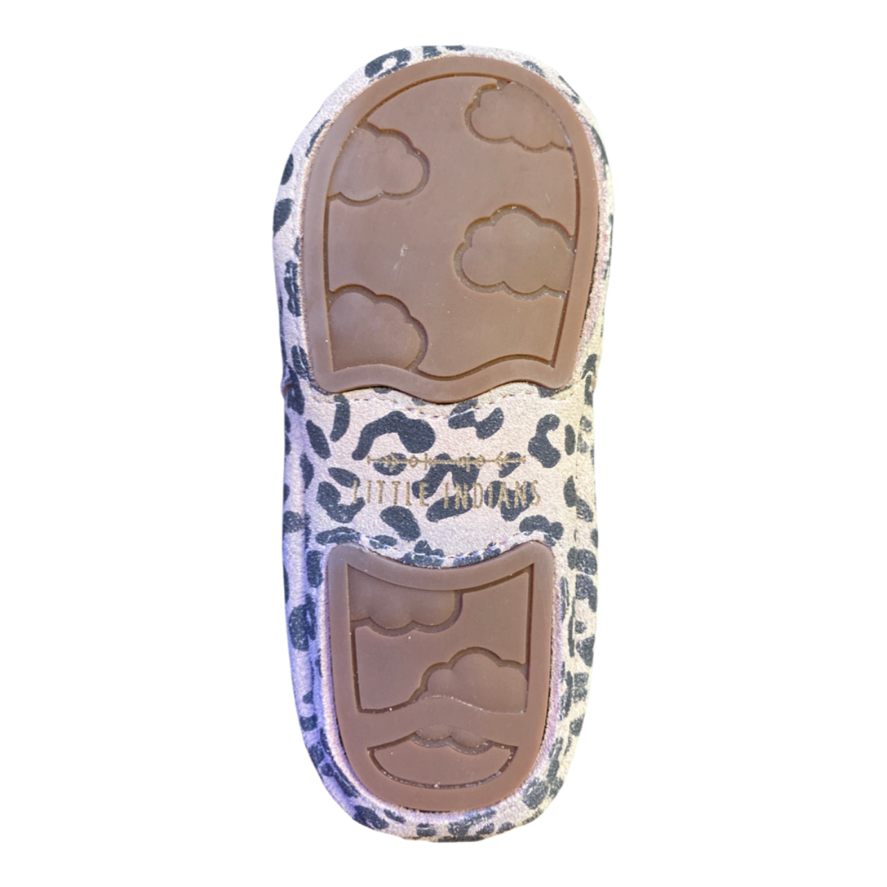 Oxford booties Leopard Old Pink